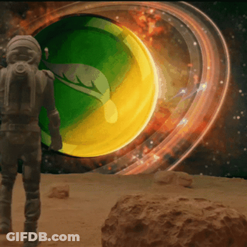Outer Space Community Fire GIF