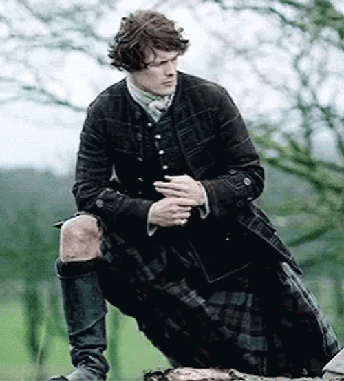 Outlander Jamie Fraser Kilt GIF