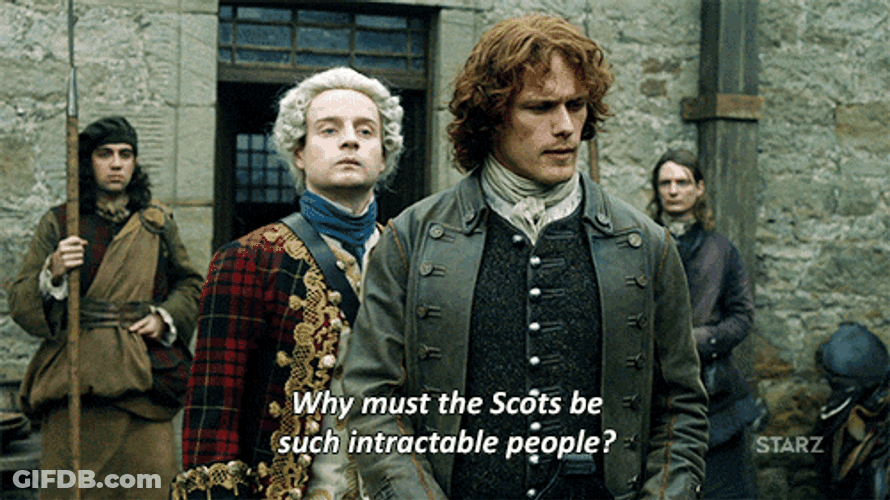 Outlander Jamie Fraser Listen GIF