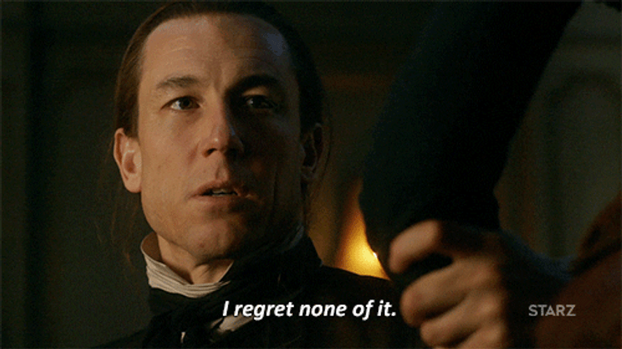 Outlander Series Frank Randall No Regrets Scene GIF