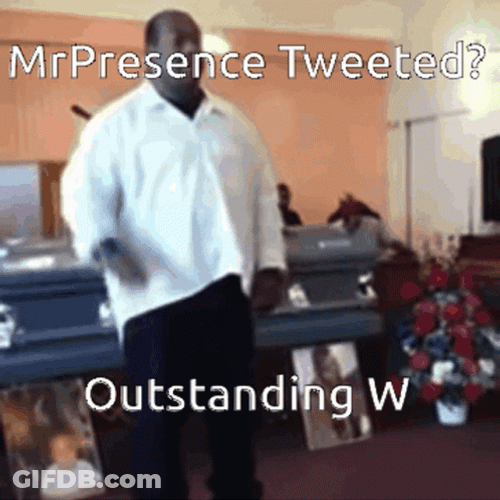 Outstanding Mr Presence GIF