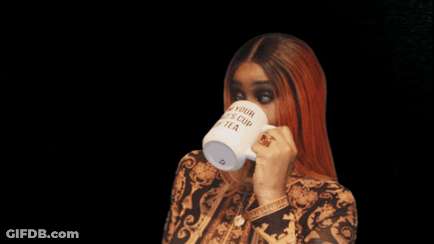 Ouu Girl Drinking Something GIF