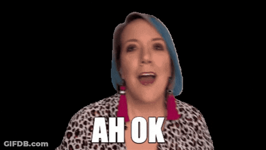 Ouu Girl With Blue Hair GIF