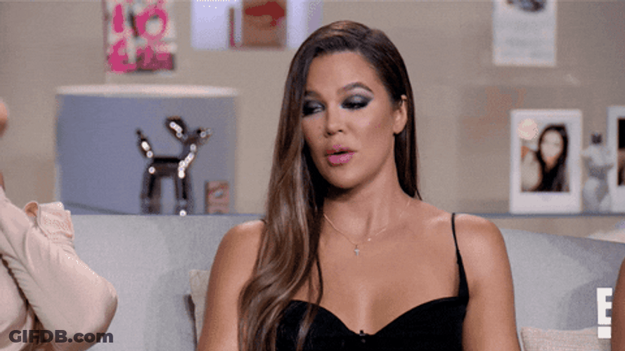 Ouu Khloe Kardashian Interview GIF