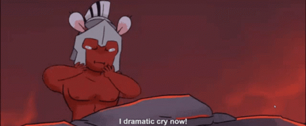 Over Acting Dramatic Cartoon Character GIF