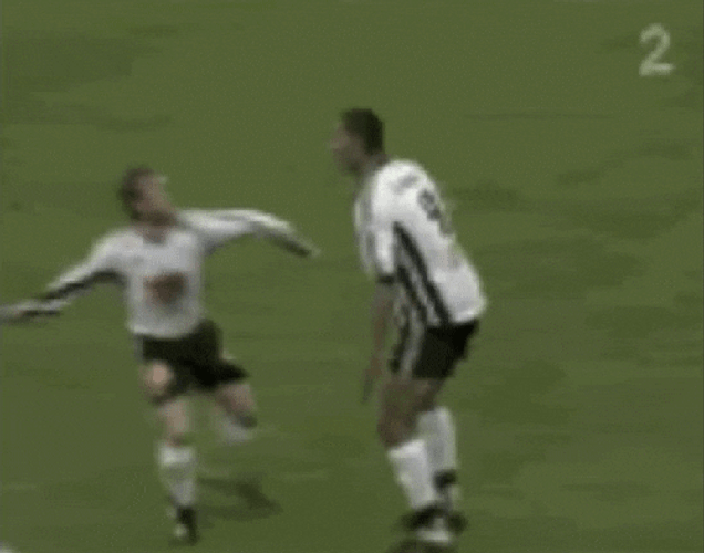 Over Acting Soccer Player GIF