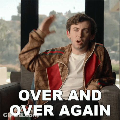 Over And Over Again GIF