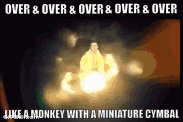 Over And Over Like A Broken Record GIF