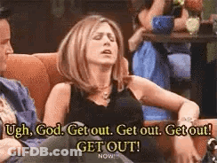 Overdue Get Out GIF