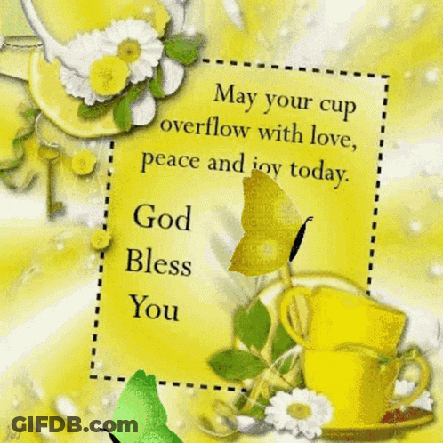 Overflowing Love Butterflies Card GIF
