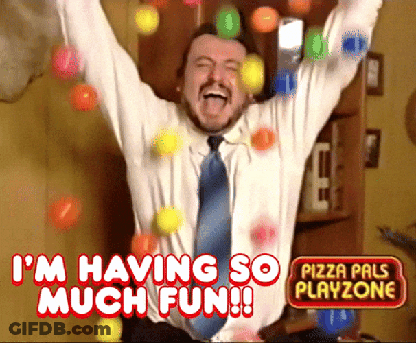 Overjoyed Man And There Was Much Rejoicing Wohoo GIF