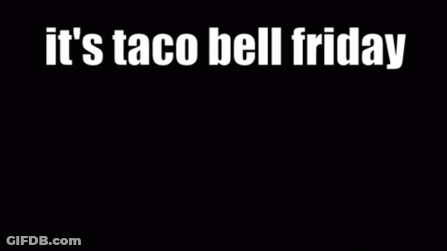 Overloaded Delicious Taco Bell GIF