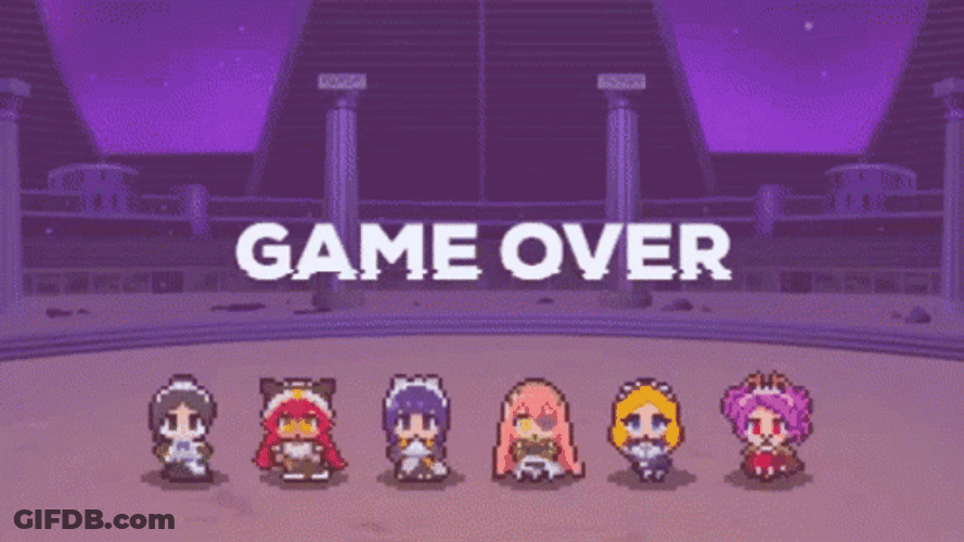 Overlord Game Over GIF
