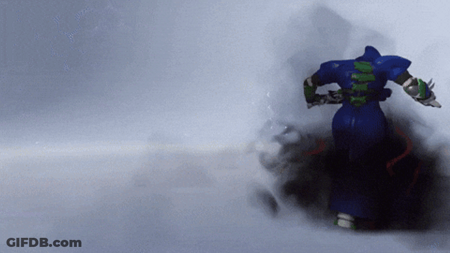 Overwatch Reaper Blue Suit GIF
