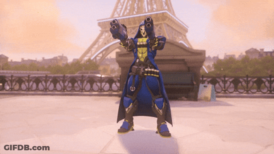Overwatch Reaper Idle Motion Paris GIF