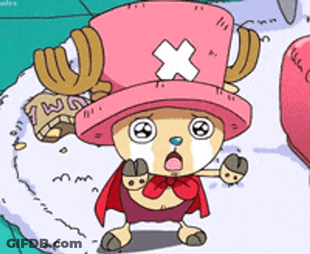 Overwhelmed Chopper Nonstop Cry GIF
