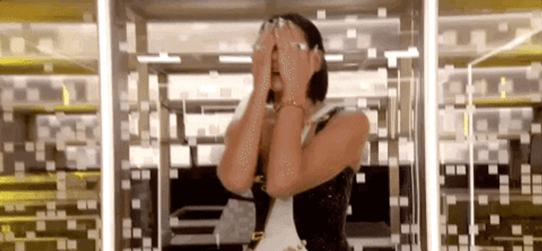 Overwhelmed Dua Lipa In Grammys GIF