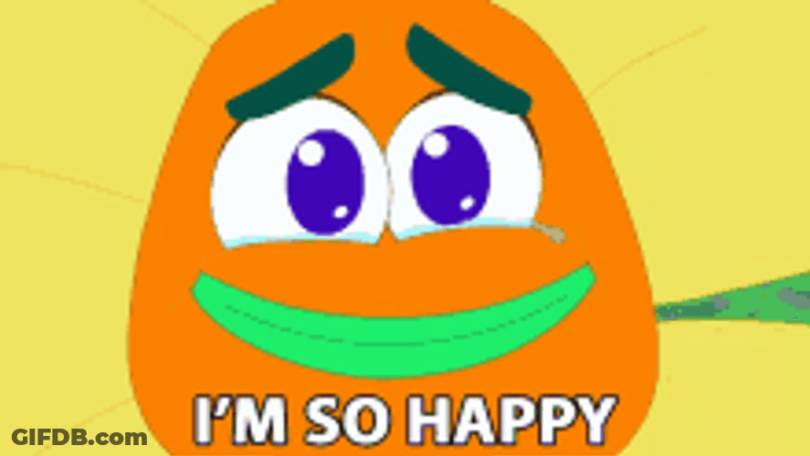 Overwhelmed Pistil Pete Trolls Happy Cry GIF