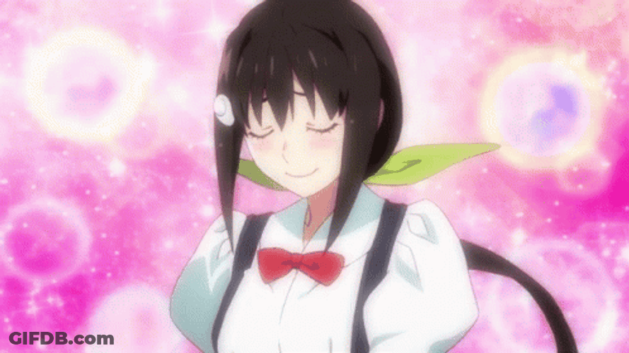 Owarimon Ogatari Beat Up Funny Anime GIF