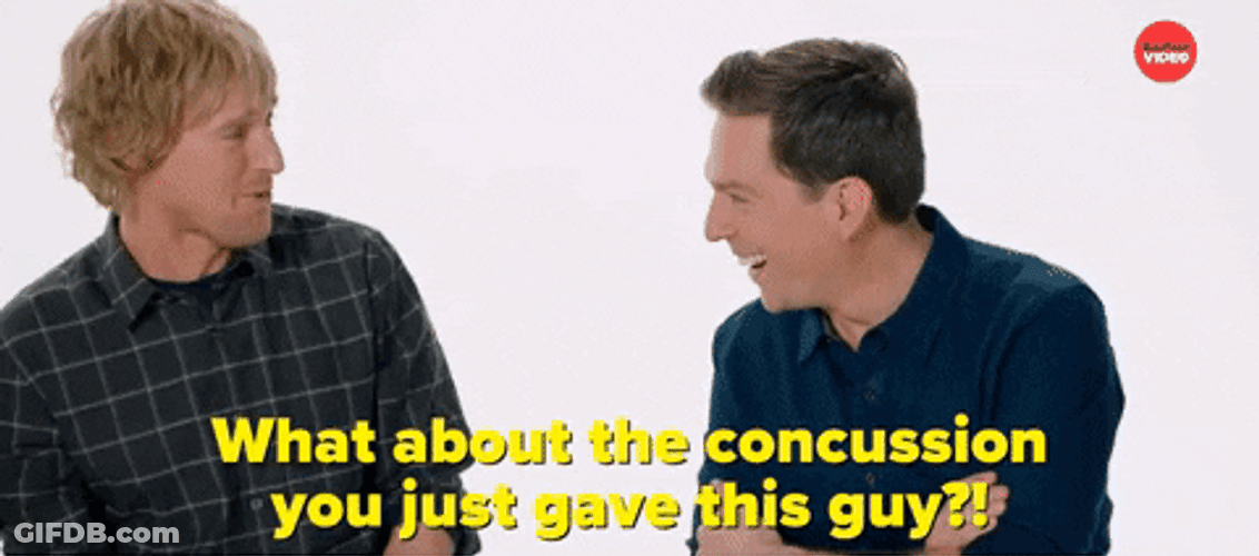 Owen Wilson What About The Concussion GIF