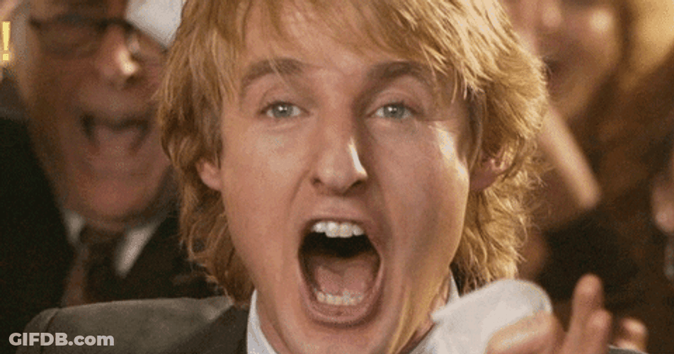 Owen Wilson Wow Scream GIF
