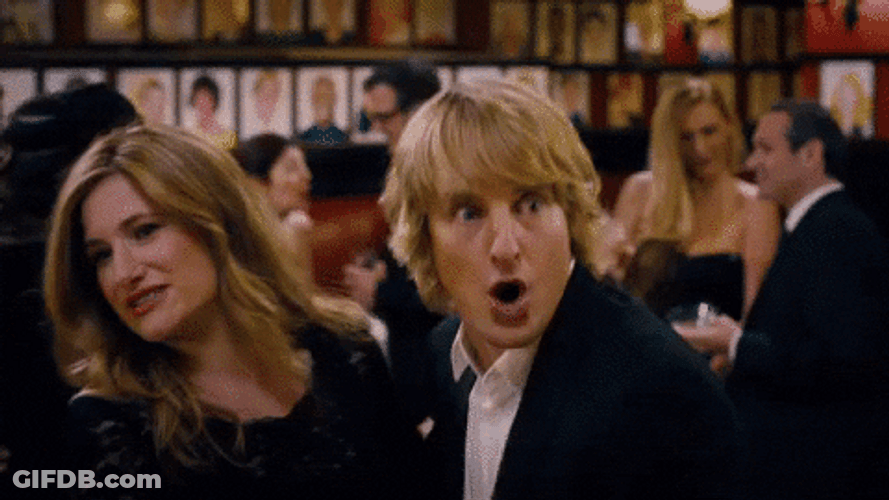 Owen Wilson Wow Wedding Crashers GIF