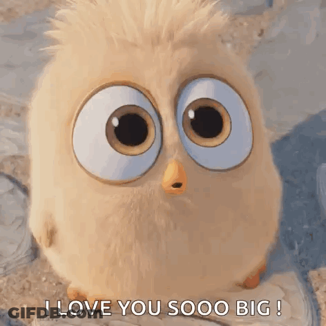 Owl Sticking Tongue Out 'I Love You Sooo Big GIF