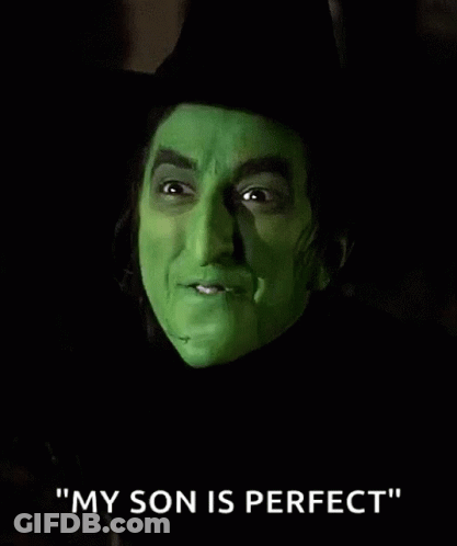 Oz Witch Green Says My Son Is Perfect GIF