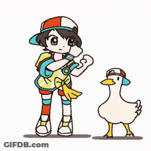 Ōzora Subaru Having Fun Duck Dance GIF
