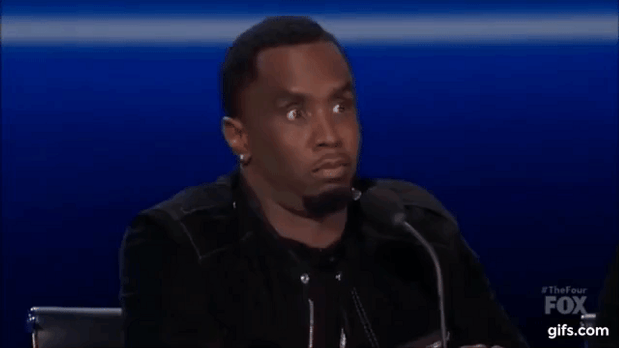 P. Diddy Eye Roll GIF