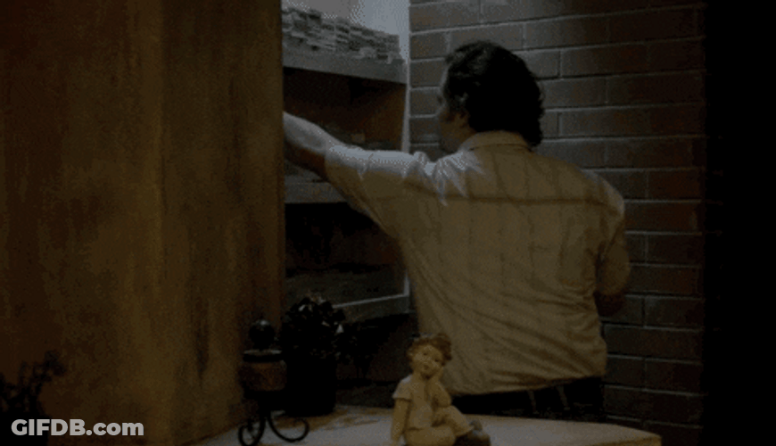 Pablo Escobar Burning Fireplace GIF