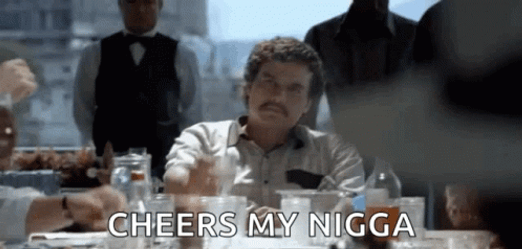 Pablo Escobar Cheers My Nigga GIF