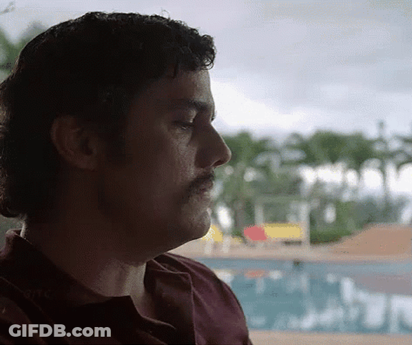 Pablo Escobar Holding Cigarette GIF
