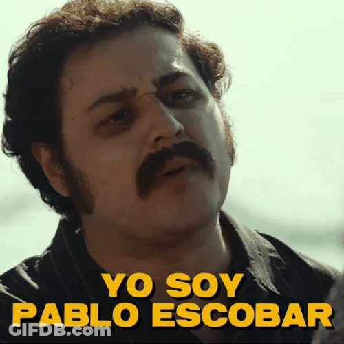 Pablo Escobar Introducing Himself GIF