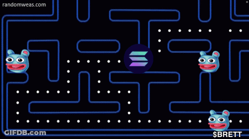 Pac Man Game Screenshot With Brett GIF