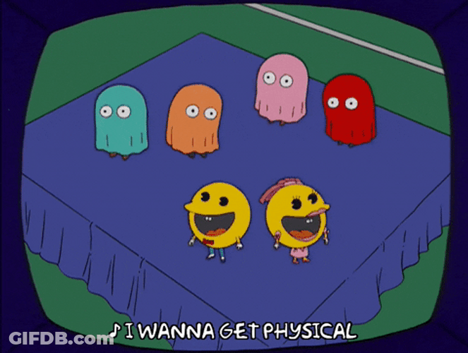 Pac Man Get Physical In The Ring GIF