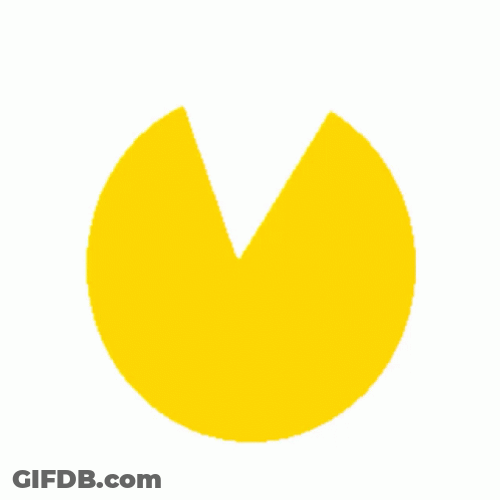 Pac Man Goes Upward GIF