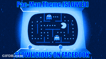 Pac-Man Theme Slowed Slowlicious On Facebook GIF