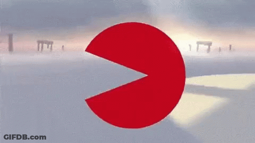 Pac Man Transformation Animation GIF