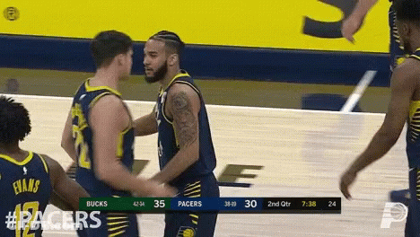 Pacers Vs Bucks Basketball Game GIF