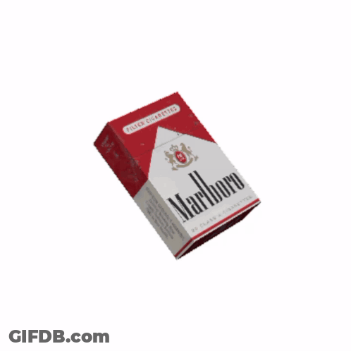 Pack Of Marlboro Cigarettes GIF