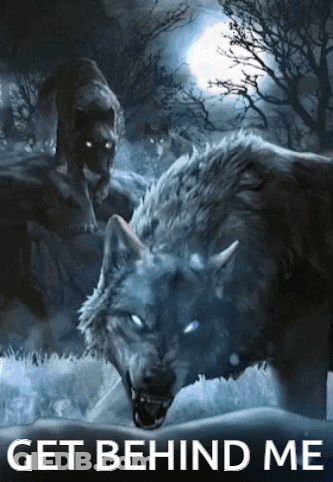 Pack Of Wolves Get Behind Me Poster GIF