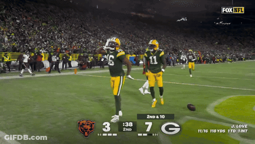 Packers Vs Bears On Fox NFL GIF