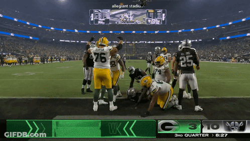 Packers Vs Redskins 3Rd Quarter GIF
