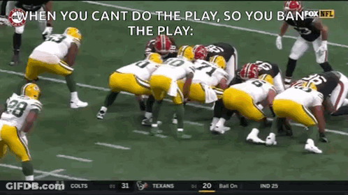 Packers Vs Texans Football Game GIF
