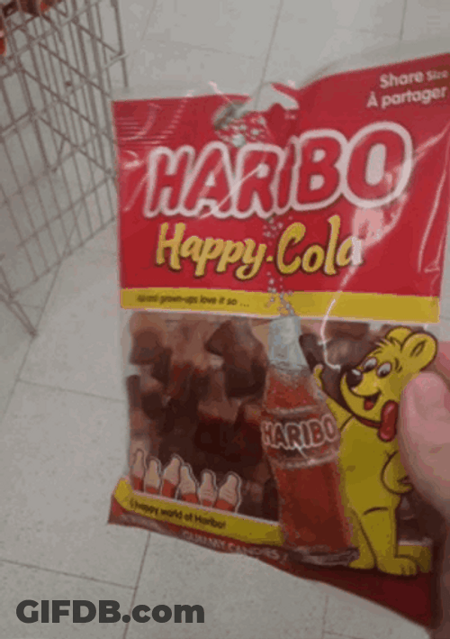 Packet Of Cola Gummies GIF
