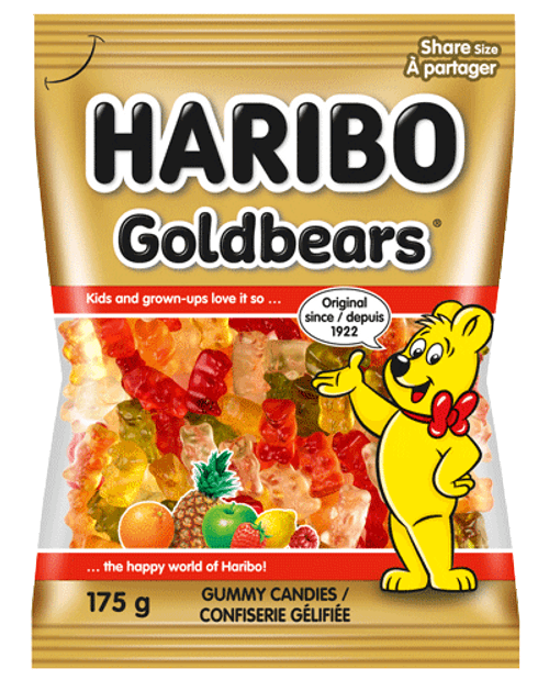 Packet Of Goldbears Gummies GIF