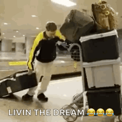 Packing Bags Livin The Dream GIF