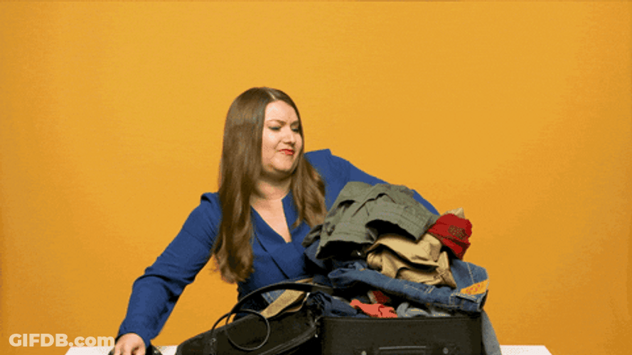 Packing Bags Suitcase GIF