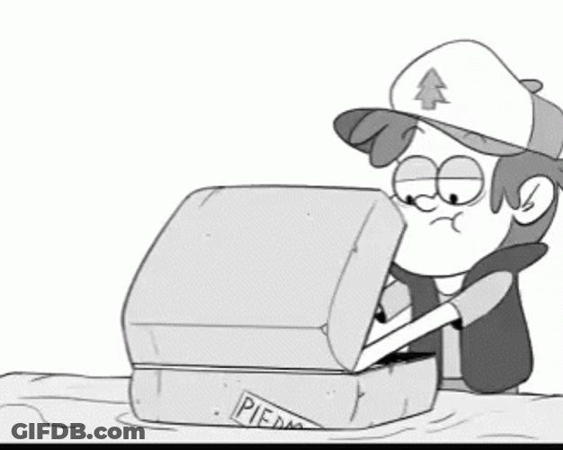 Packing Gravity Falls GIF